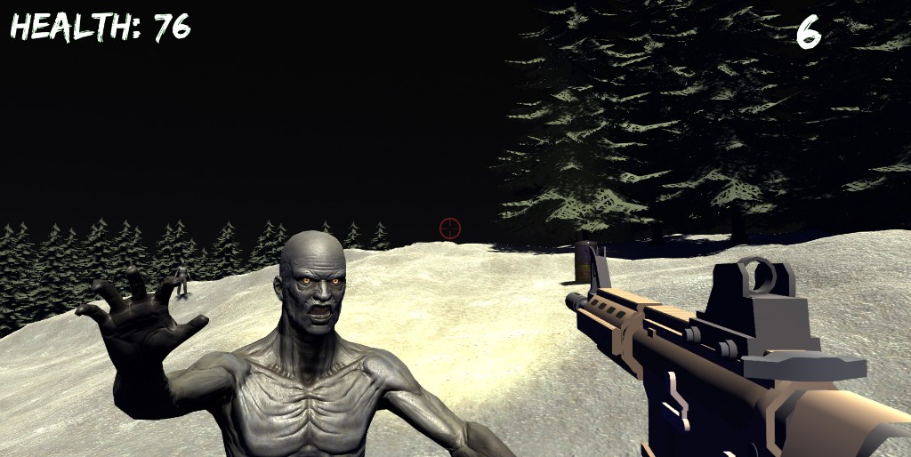 Zombie FPS gameplay screenshot